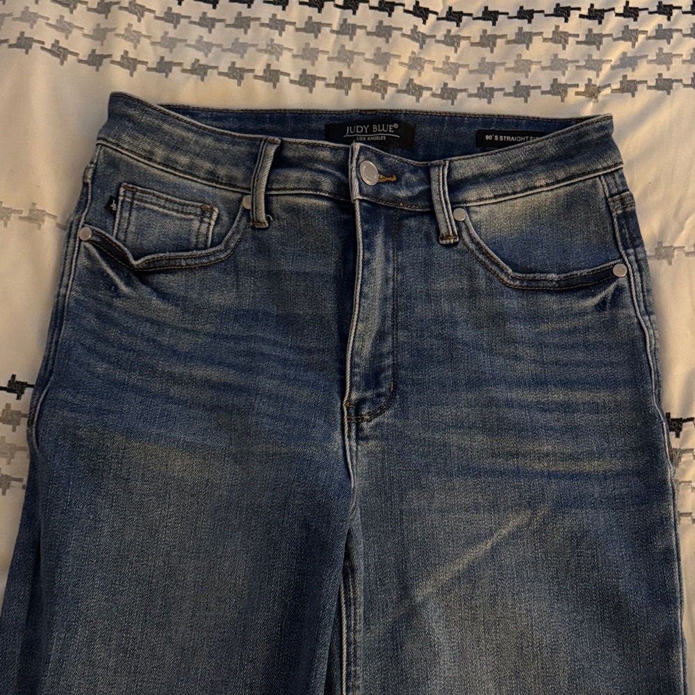 Judy Blue Women's Classic Denim Straight Leg Jeans